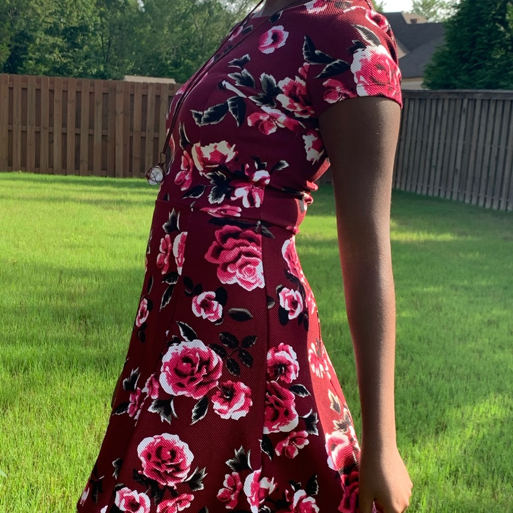 Red Floral H&M Dress